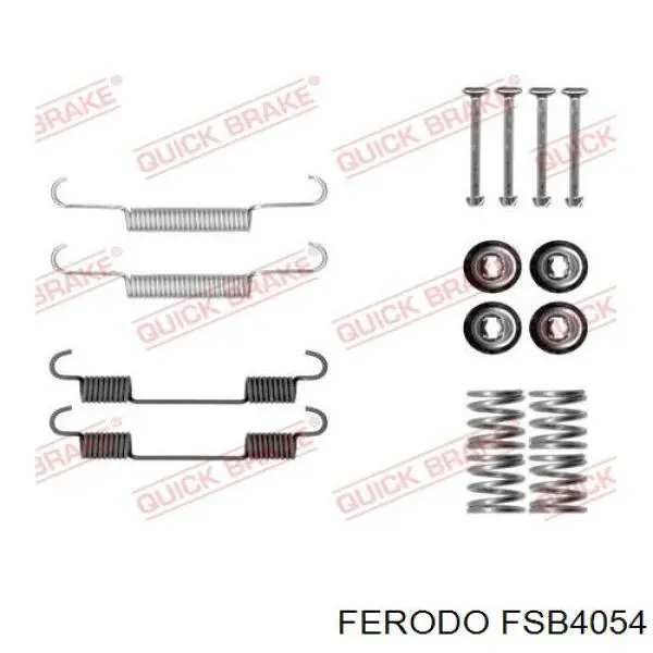 Колодки ручника FSB4054 Ferodo
