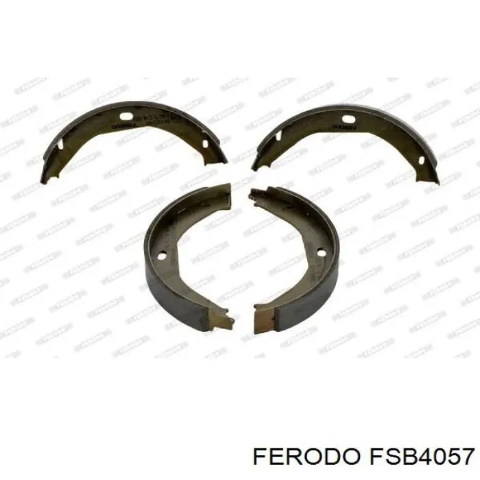 FSB4057 Ferodo Тормозные колодки ручника