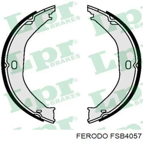 Тормозные колодки стояночного тормоза Ferodo FSB4057 цена, от 35.53 USD