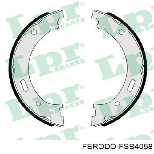 Колодки стояночного тормоза Ferodo FSB4058