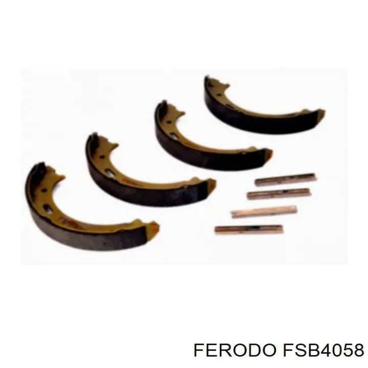 FSB4058 Ferodo Тормозные колодки ручника