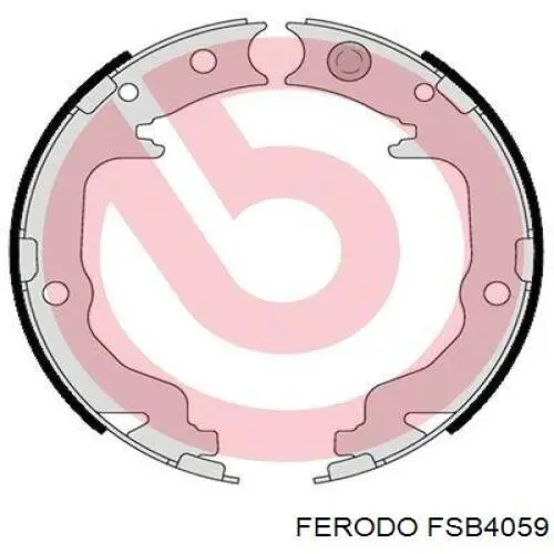 Тормозные колодки стояночного тормоза Ferodo FSB4059 цена, от 31.08 USD