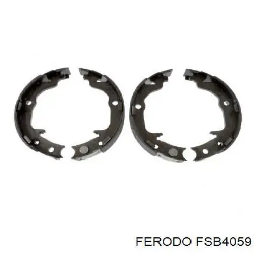 FSB4059 Ferodo Тормозные колодки ручника