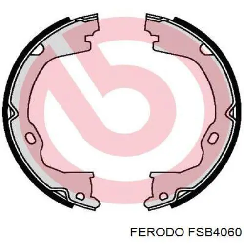 Тормозные колодки стояночного тормоза Ferodo FSB4060 цена, от 42.94 USD