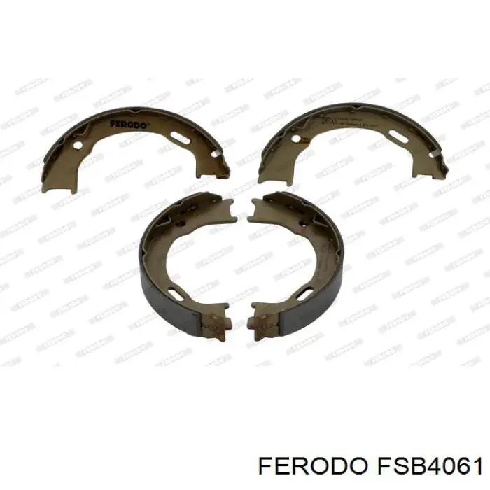 FSB4061 Ferodo колодки ручника (стояночного тормоза)