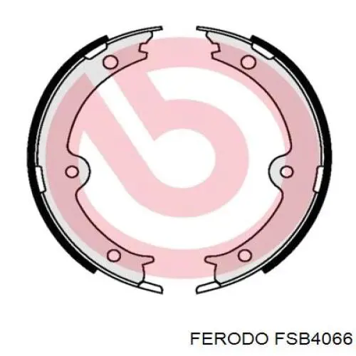 Тормозные колодки стояночного тормоза Ferodo FSB4066 цена, от 35.48 USD