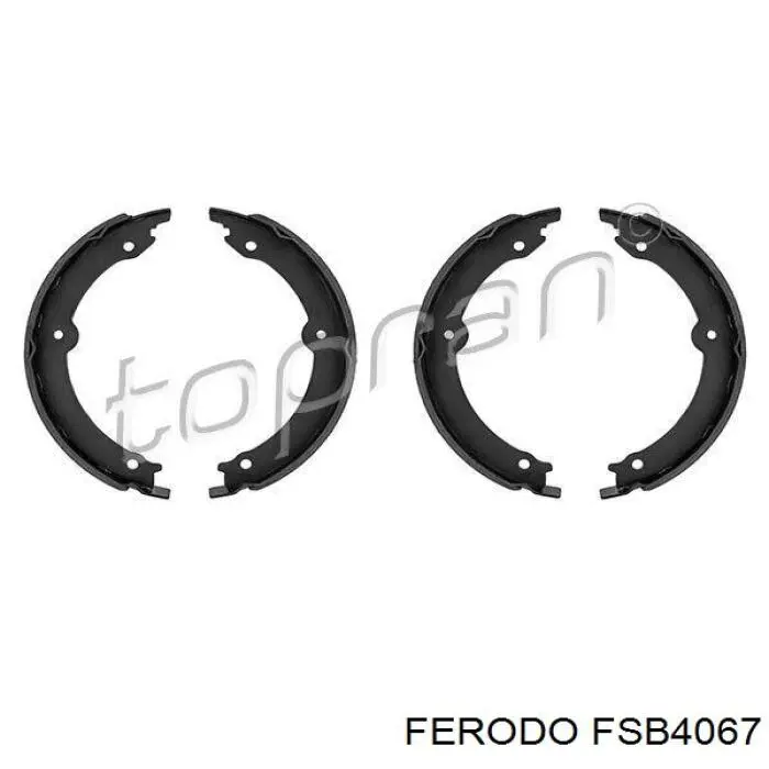 Купить FSB4067 Ferodo Колодки ручника/стояночного тормоза