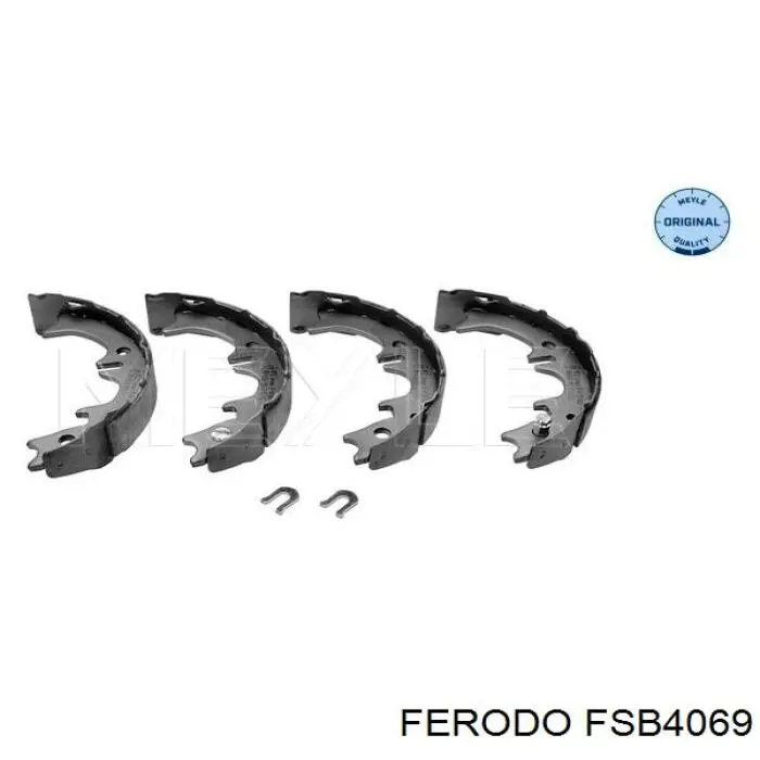 Тормозные колодки стояночного тормоза Ferodo FSB4069 цена, от 26.03 USD