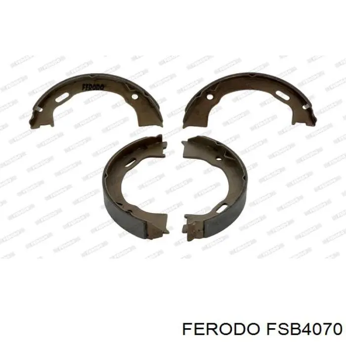 Колодки ручника (стояночного тормоза) FERODO FSB4070