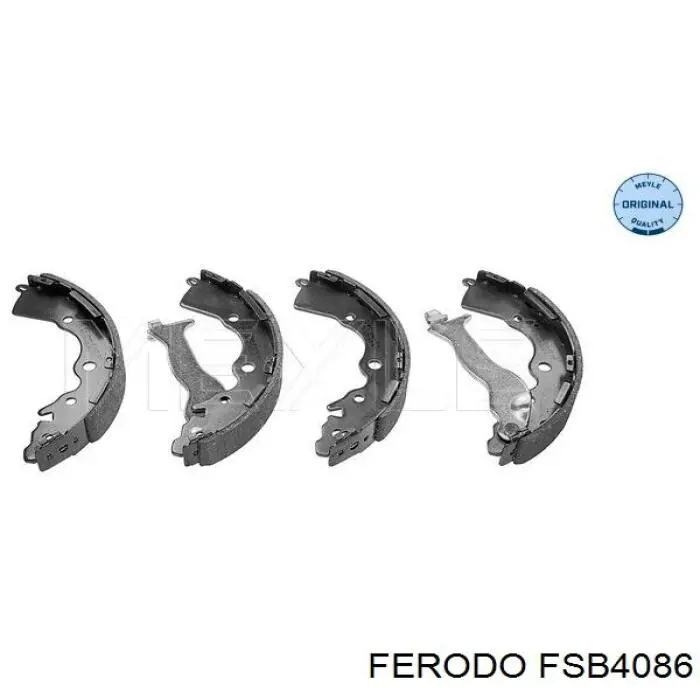 Тормоза рабочие задние ножные и тормозные барабаны Ferodo FSB4086 цена, от 21.90 USD