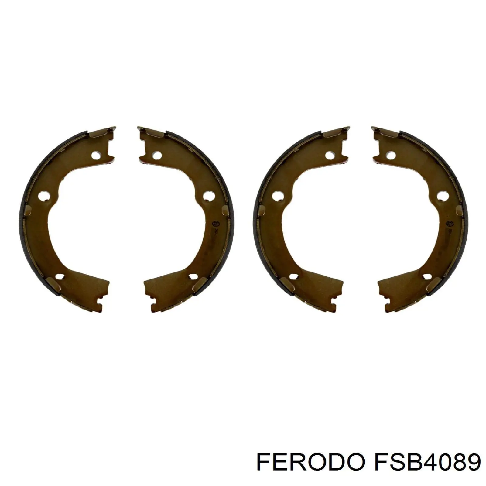 Купить FSB4089 Ferodo Колодки ручника/стояночного тормоза