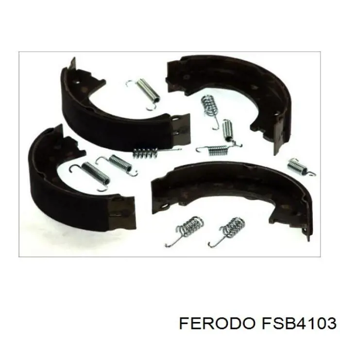 FSB4103 Ferodo колодки ручника (стояночного тормоза)
