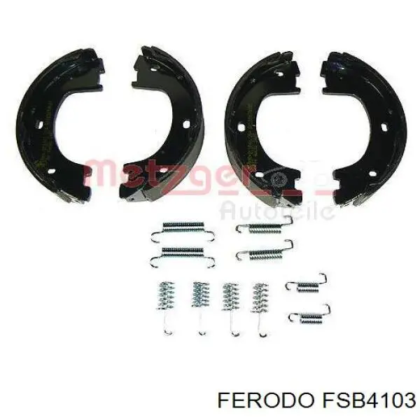 Тормозные колодки стояночного тормоза Ferodo FSB4103 цена, от 32.93 USD