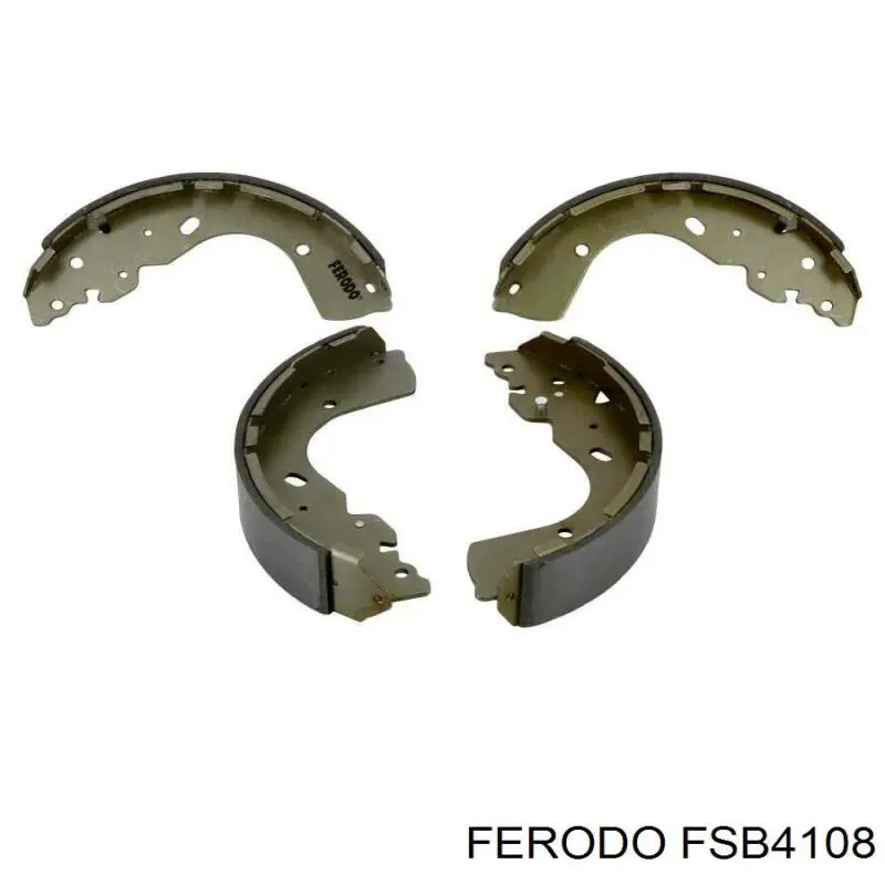 Zapatas de frenos de tambor traseras FSB4108 Ferodo