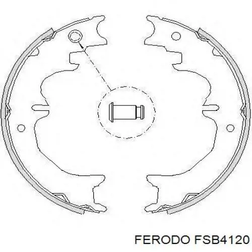 Купить FSB4120 Ferodo Колодки ручника/стояночного тормоза
