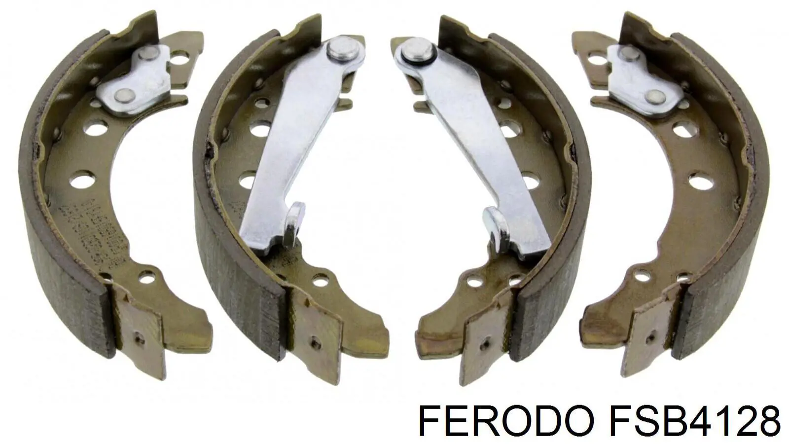 Zapatas de frenos de tambor traseras FSB4128 Ferodo