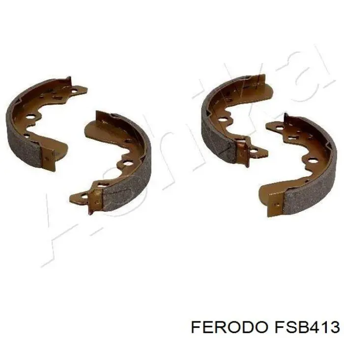 FSB413 Ferodo колодки тормозные задние барабанные
