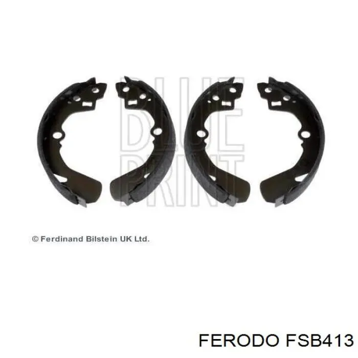 Zapatas de frenos de tambor traseras FSB413 Ferodo