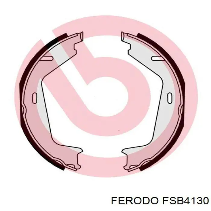 Купить FSB4130 Ferodo Колодки ручника/стояночного тормоза