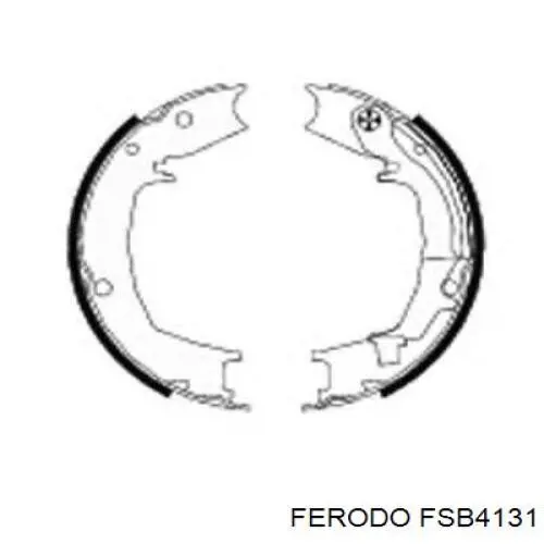 Колодки ручника FSB4131 Ferodo