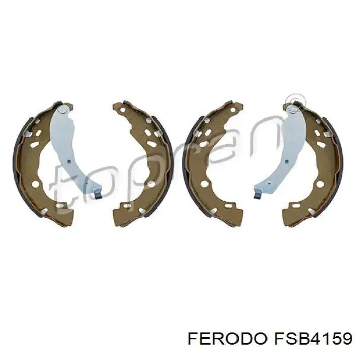 Тормоза рабочие задние ножные и тормозные барабаны Ferodo FSB4159 цена, от 42.13 USD