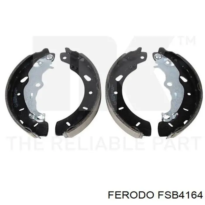 Тормоза рабочие задние ножные и тормозные барабаны Ferodo FSB4164 цена, от 48.34 USD
