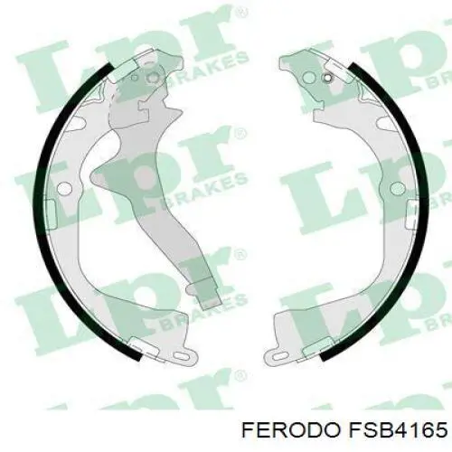 FSB4165 Ferodo Барабанные тормозные колодки