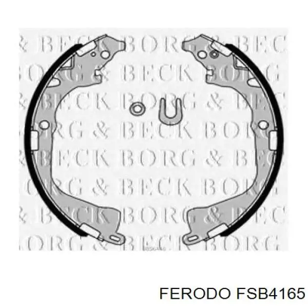 Задние барабанные колодки FSB4165 Ferodo