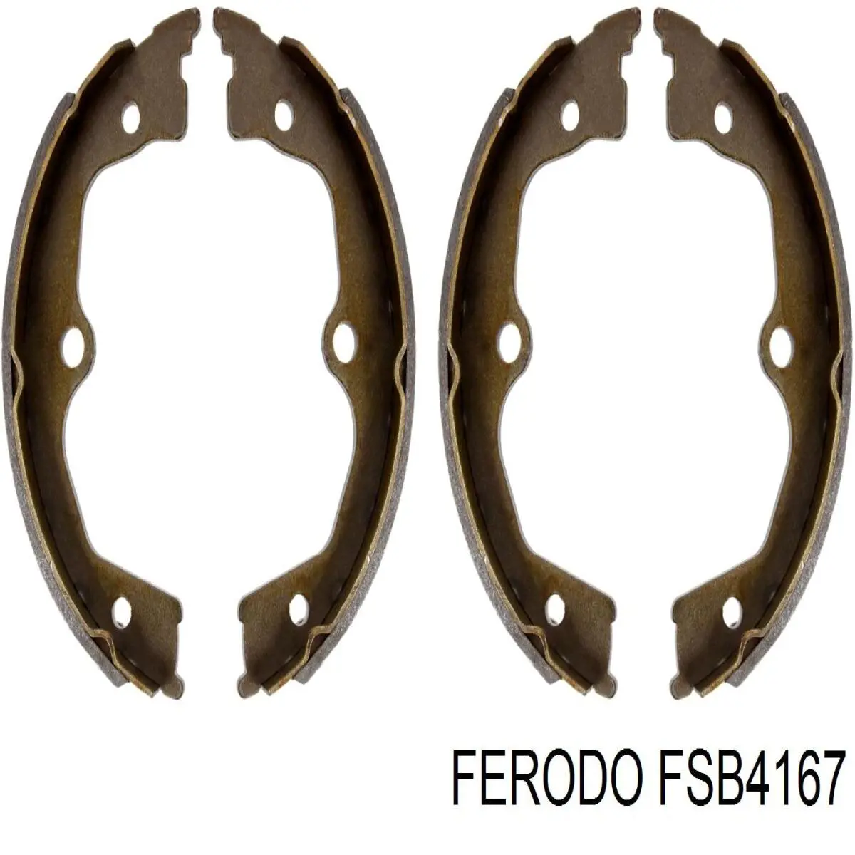 Купить FSB4167 Ferodo Колодки ручника/стояночного тормоза