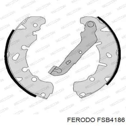 Задние барабанные колодки FSB4186 Ferodo