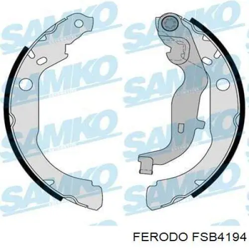 Тормоза рабочие задние ножные и тормозные барабаны Ferodo FSB4194 цена, от 61.91 USD