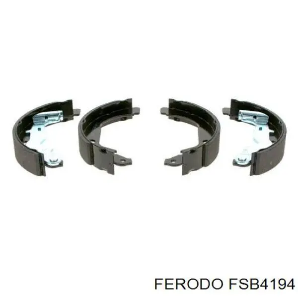 Купить FSB4194 Ferodo Задние барабанные тормозные колодки