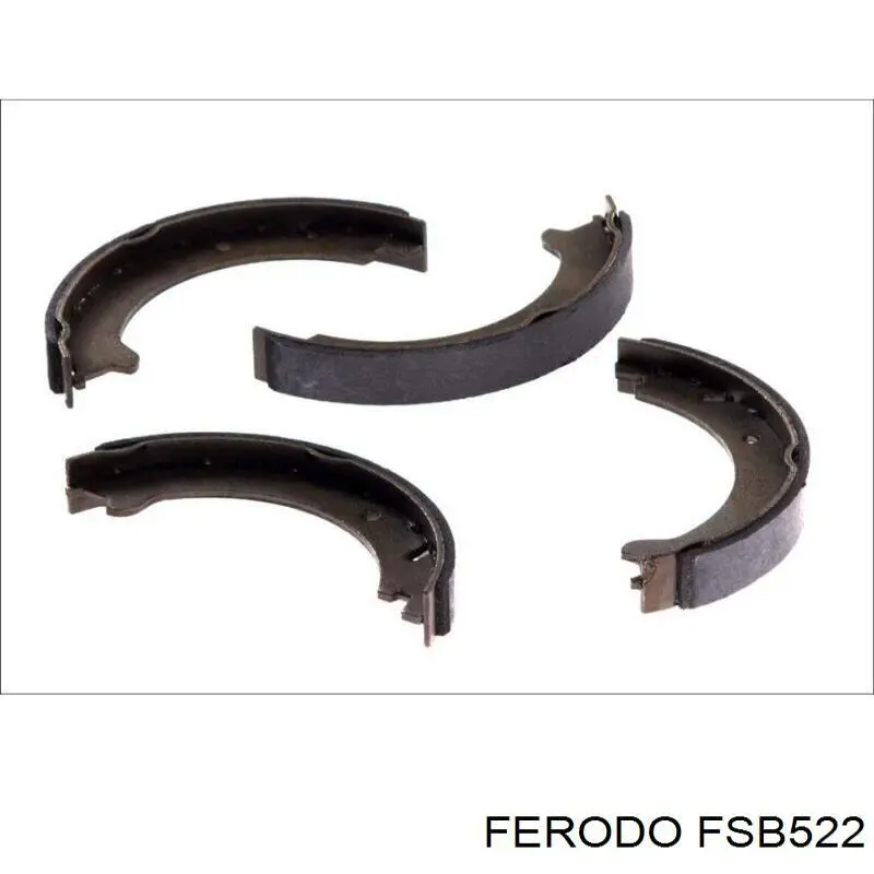 Колодки ручника (стояночного тормоза) Ferodo FSB522