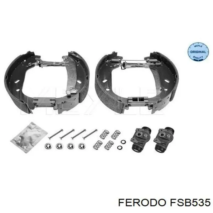 Тормоза рабочие задние ножные и тормозные барабаны Ferodo FSB535 цена, от 36.30 USD