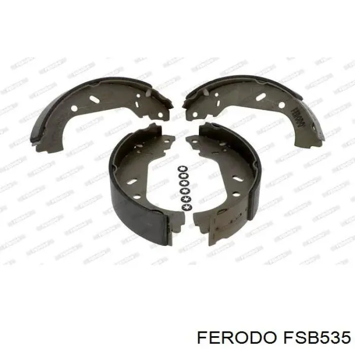 Колодки гальмові задні, барабанні FSB535 Ferodo