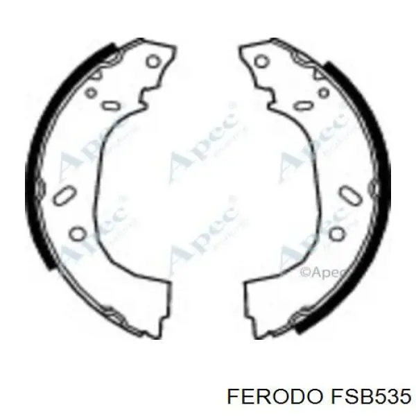 Барабанные колодки Ferodo FSB535