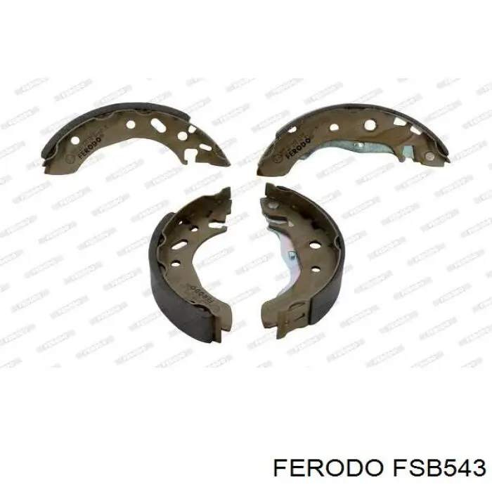Колодки тормозные задние барабанные Ferodo FSB543