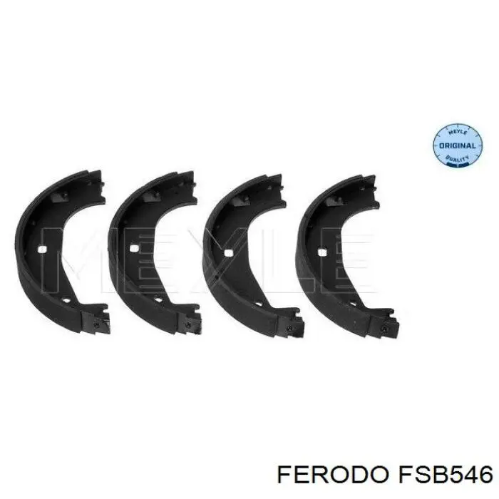 Тормозные колодки стояночного тормоза Ferodo FSB546 цена, от 16.62 USD