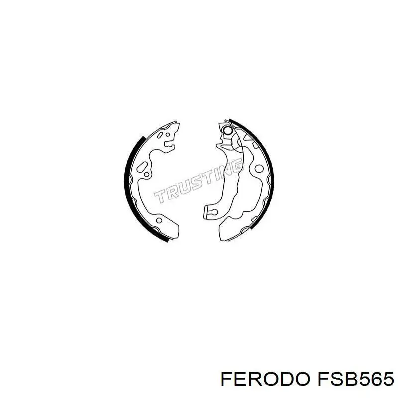 Барабанные колодки Ferodo FSB565
