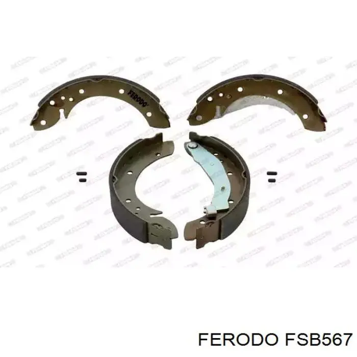 FSB567 Ferodo задние барабанные колодки