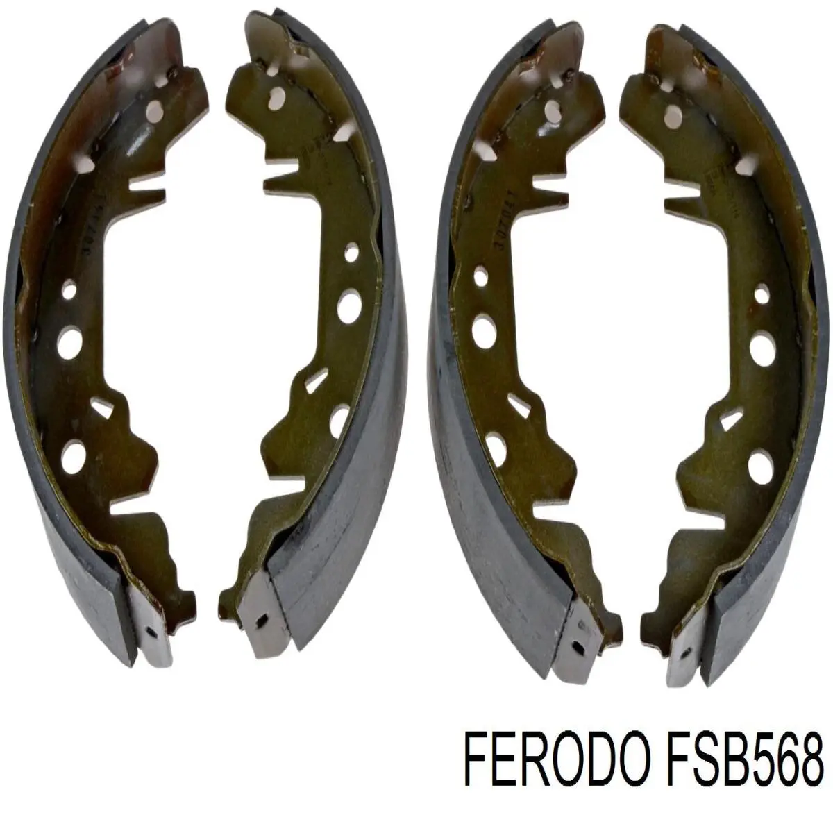 Тормоза рабочие задние ножные и тормозные барабаны Ferodo FSB568 цена, от 26.18 USD