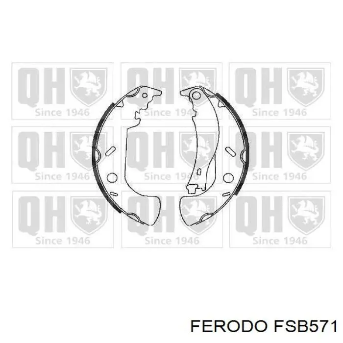 Барабанные колодки Ferodo FSB571