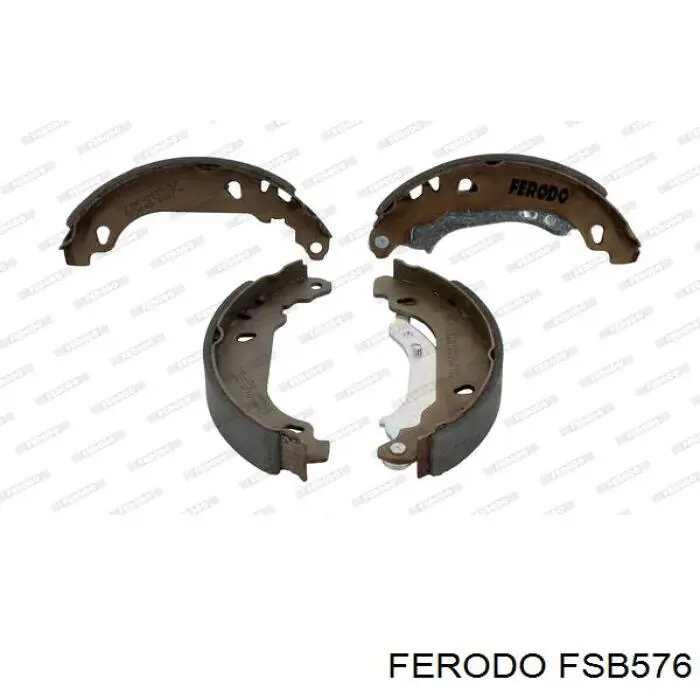 Тормоза рабочие задние ножные и тормозные барабаны Ferodo FSB576 цена, от 23.48 USD
