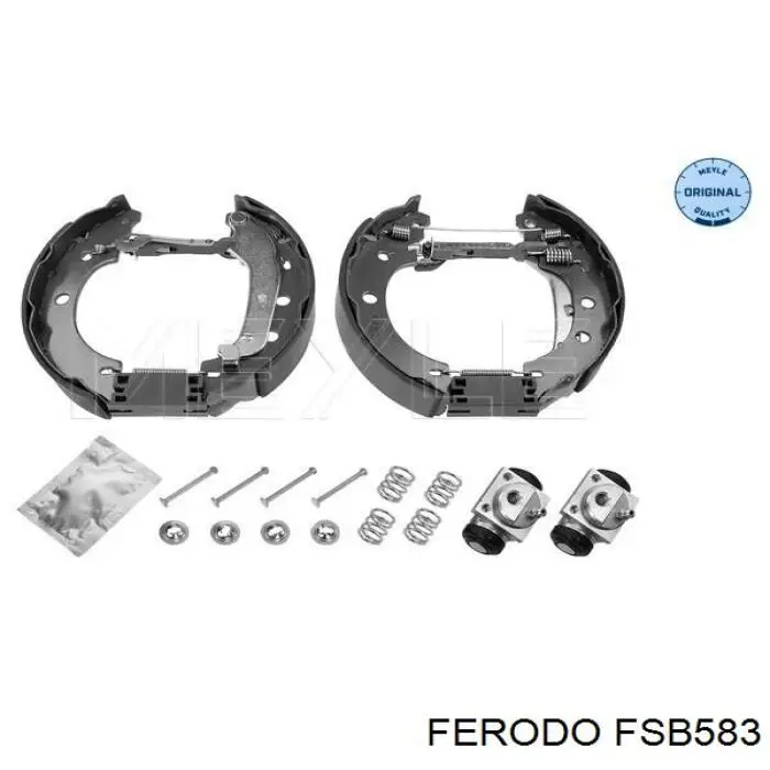 Задние барабанные колодки FSB583 Ferodo