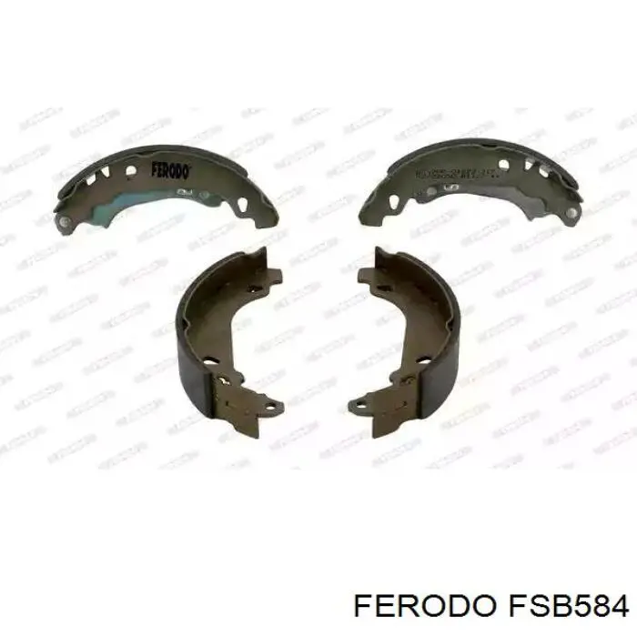 FSB584 Ferodo колодки тормозные задние барабанные