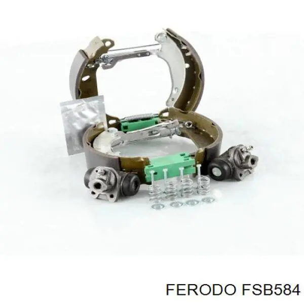 Задние барабанные колодки FSB584 Ferodo