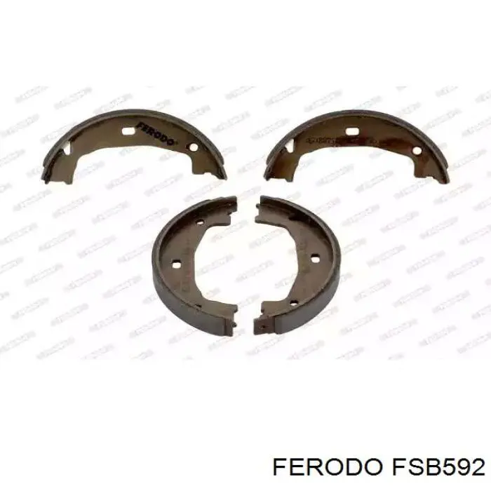 FSB592 Ferodo колодки ручника (стояночного тормоза)
