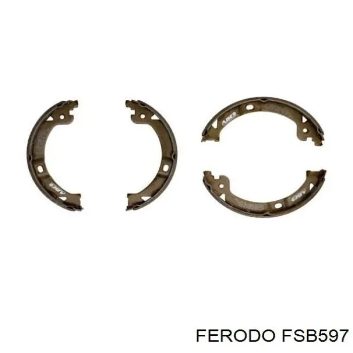 Колодки ручника FSB597 Ferodo