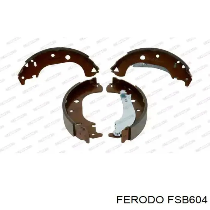FSB604 Ferodo колодки тормозные задние барабанные