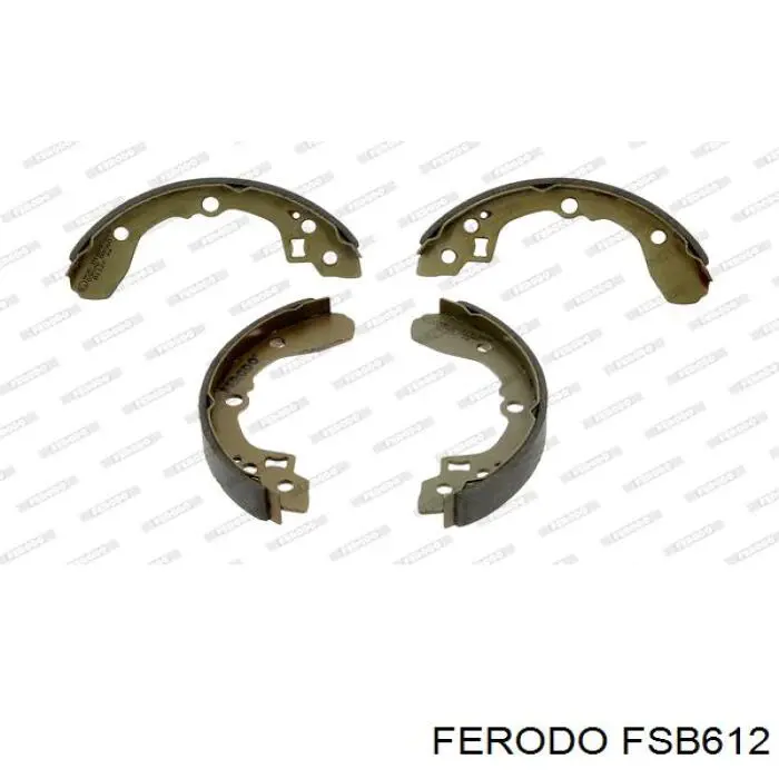FSB612 Ferodo колодки тормозные задние барабанные